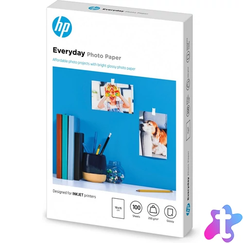 HP Everyday 200g 10x15cm 100db Fényes Fotópapír