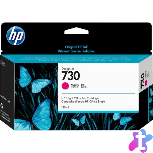 HP P2V63A (730) Magenta tintapatron