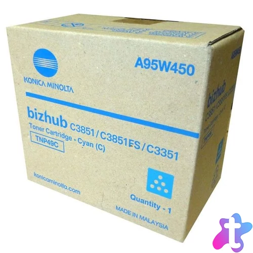 Konica Minolta TNP49C Cyan toner