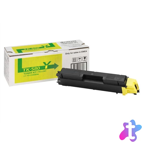 Kyocera TK-580Y Yellow toner