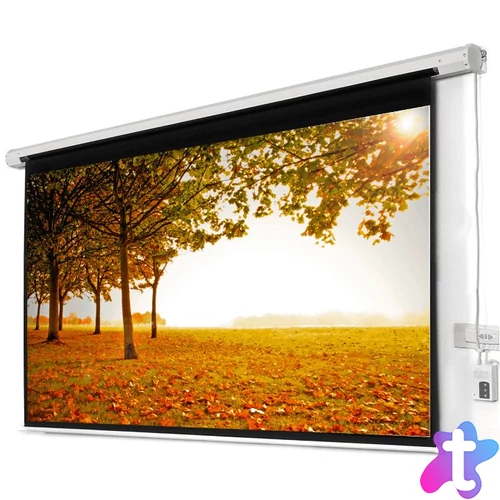 Medium Motoros vetítővászon 16:9 244x138cm Matt fehér