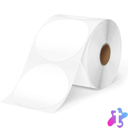 NIIMBOT T14*28-220 Thermal Label White Round címkenyomtató szalag