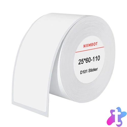 NIIMBOT T25*60-110 Thermal Label White címkenyomtató szalag