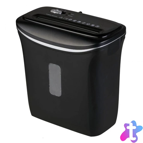 Platinet Omega ONP506C 5 Sheets Iratmegsemmisítő Black