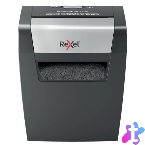 Rexel Momentum X406 Iratmegsemmisítő Black