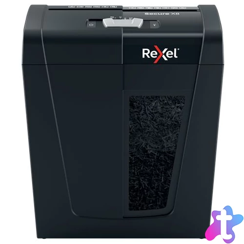 Rexel Secure X8 Iratmegsemmisítő Black