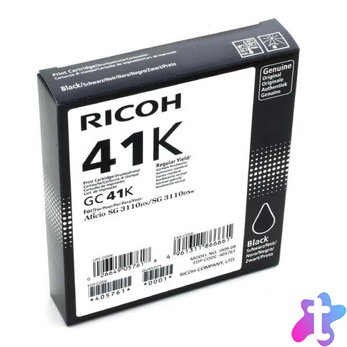 Ricoh SG3110 Black tintapatron