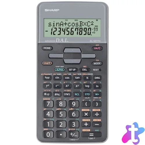 Sharp EL-531THBGY Tudományos számológép Grey