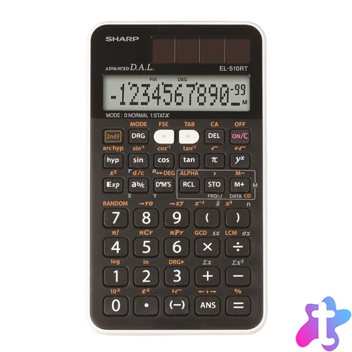 Sharp EL-510RTB Tudományos számológép Black