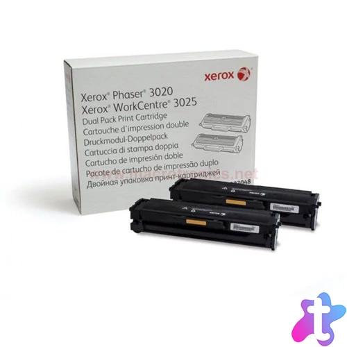 Xerox 3020 106R03048 Dupla Black toner