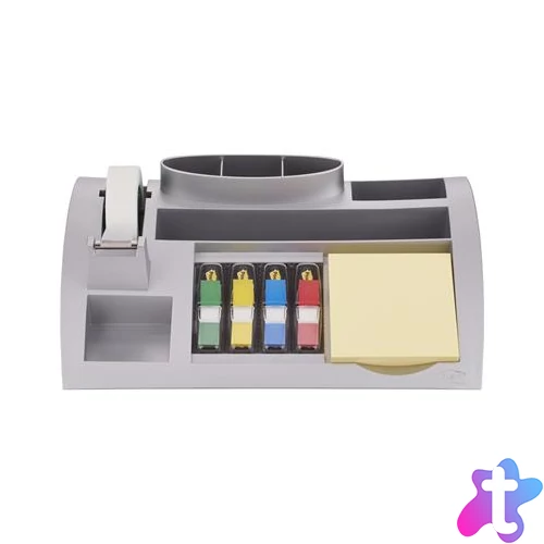 Asztali rendező, ragasztószalag adagolóval, 3M POSTIT "C50"