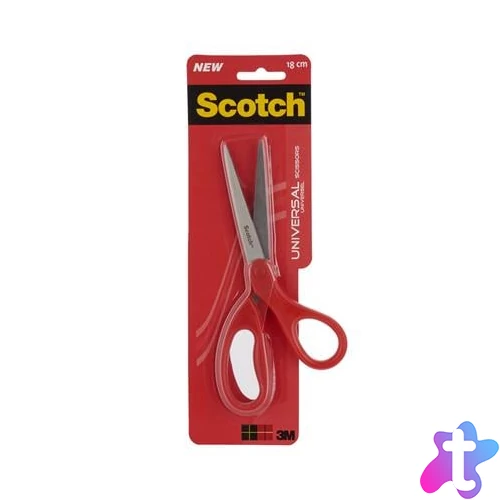 Olló, 18 cm, 3M SCOTCH "Universal"