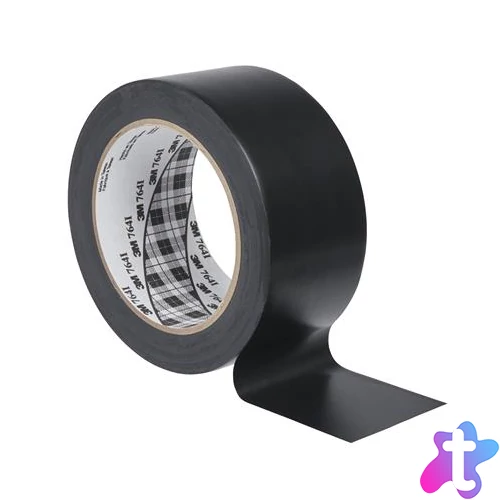 Ipari jelzőszalag, 50mm x 33m, 3M, fekete