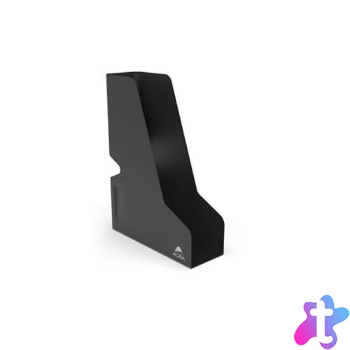 Iratpapucs, fém, 85 mm, ALBA, fekete