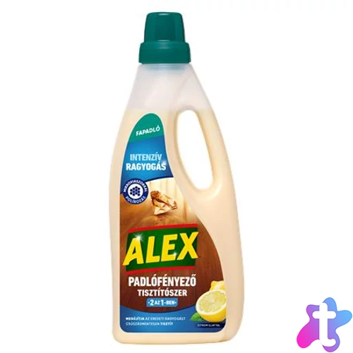 Padlótisztító folyadék, fa felületre, 750 ml, ALEX "Extra ragyogás", kókusz illattal