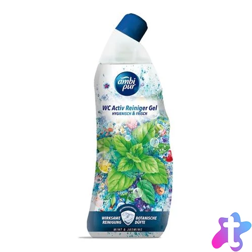 WC tisztító gél, 750 ml, AMBI PUR, menta és jázmin