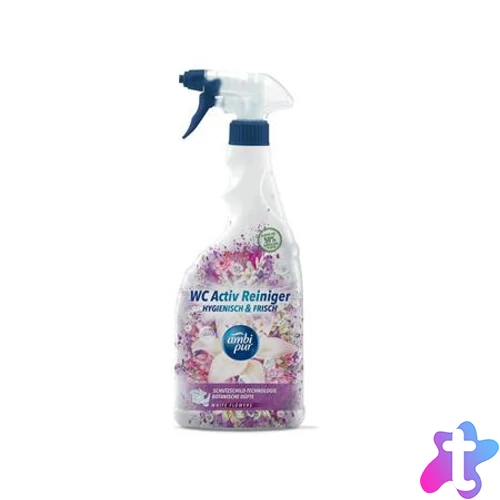 WC tisztító spray, 750 ml, AMBI PUR, fehér virágok