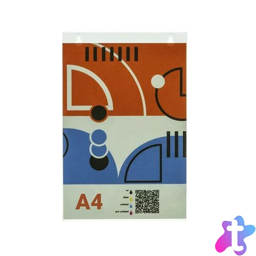 Dokumentumtartó, fali, A4, plexi, álló, ANTRA, átlátszó