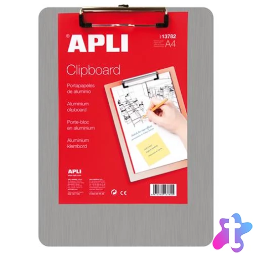 Felírótábla, alumínium, A4, APLI