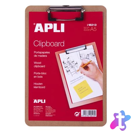 Felírótábla, fa, A5, APLI