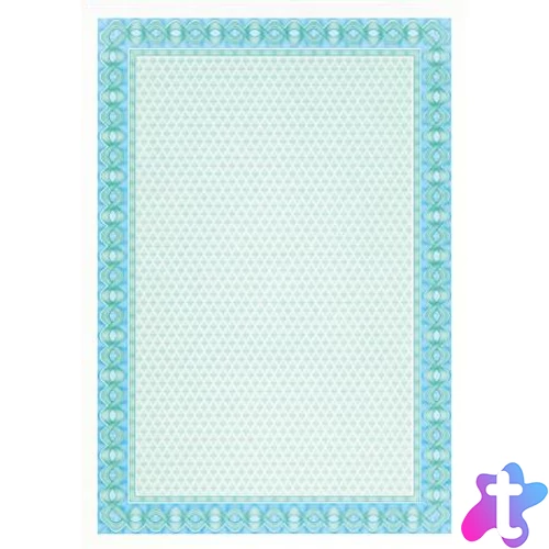 Oklevélpapír, A4, 115 g, APLI, türkizkék