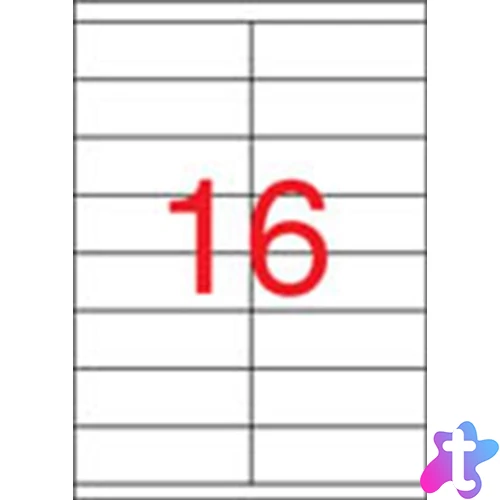 Etikett, univerzális, 105x35 mm, APLI, 1600 etikett/csomag