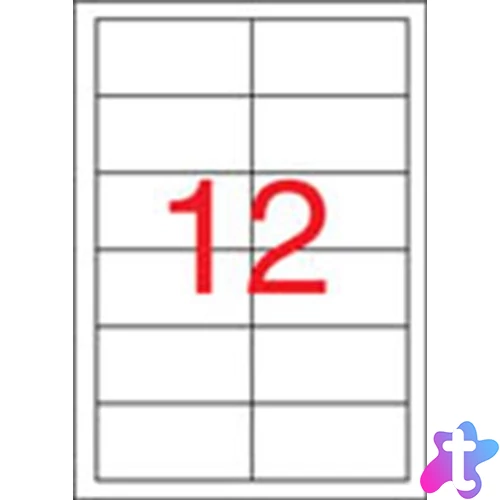 Etikett, univerzális, 97x42,4 mm, APLI, 300 etikett/csomag