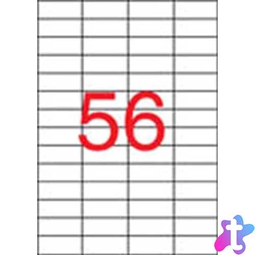 Etikett, univerzális, 52,5x21,2 mm, APLI, 5600 etikett/csomag