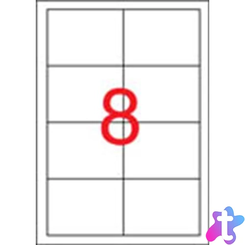 Etikett, univerzális, 97x67,7 mm, APLI, 800 etikett/csomag