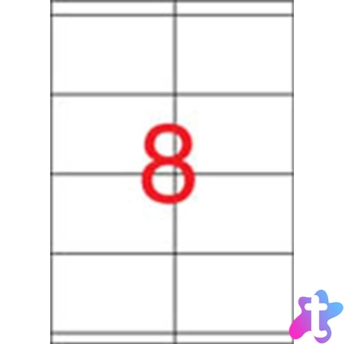 Etikett, univerzális, 105x70 mm, APLI, 800 etikett/csomag