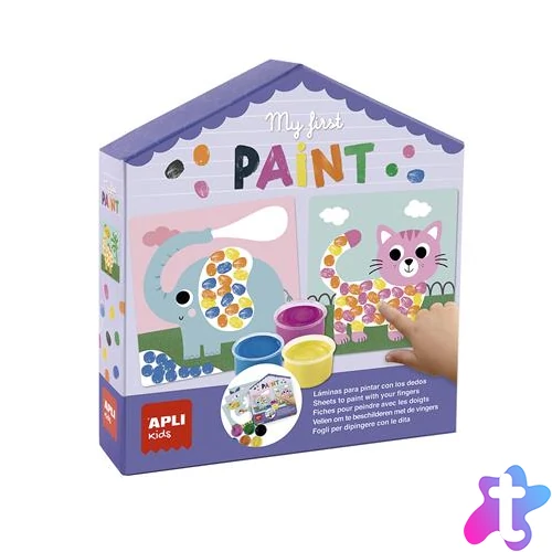 Ujjfestő készlet, APLI Kids "My first paint", állatok