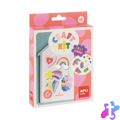 Gyémántmozaik mágnes készlet, APLI Kids "Craft Kit"