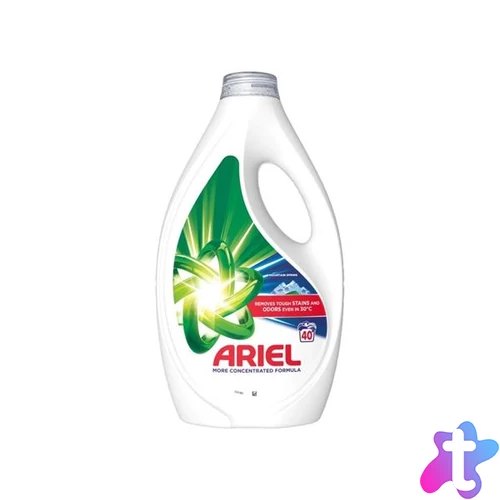 Folyékony mosószer, 1,8 l, ARIEL "Mountain Spring"