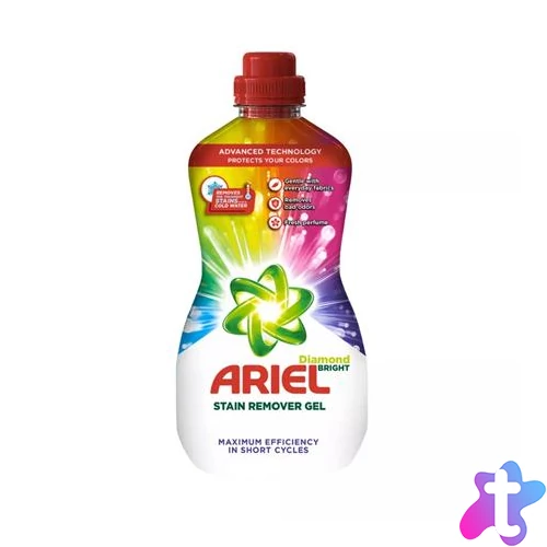 Folteltávolító gél, 950 ml, ARIEL "Diamond Bright", színes ruhákhoz