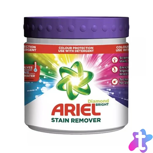 Folteltávolító por, 500 g, ARIEL "Diamond Bright", színes ruhákhoz