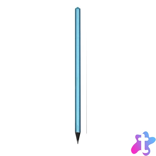 Ceruza, metál kék, aqua kék SWAROVSKI® kristállyal, 14 cm, ART CRYSTELLA®