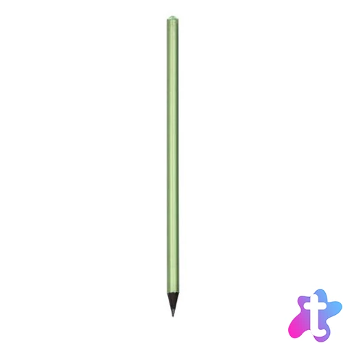 Ceruza, metál zöld, peridot zöld SWAROVSKI® kristállyal, 14 cm, ART CRYSTELLA®