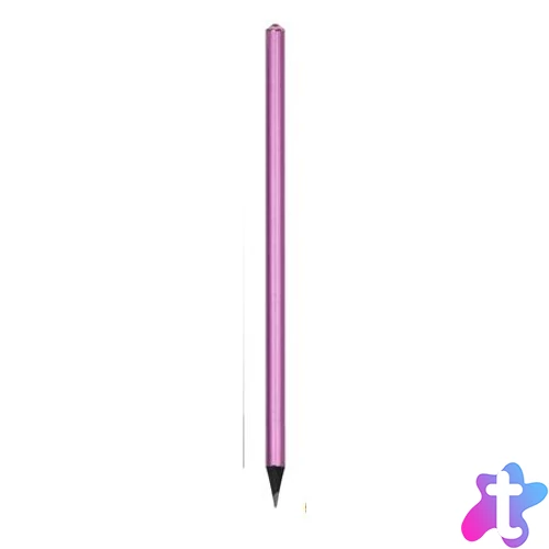 Ceruza, metál pink, rózsaszín SWAROVSKI® kristállyal, 14 cm, ART CRYSTELLA®