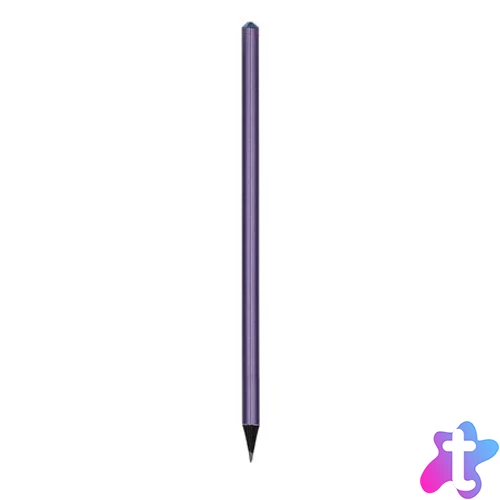 Ceruza, metál sötét lila, tanzanite lila SWAROVSKI® kristállyal, 14 cm, ART CRYSTELLA®