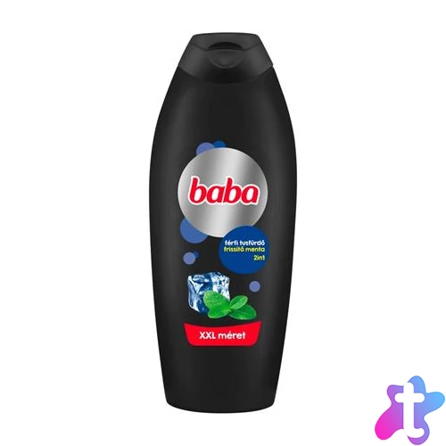 Tusfürdő, 750 ml, BABA, férfi mentakivonattal