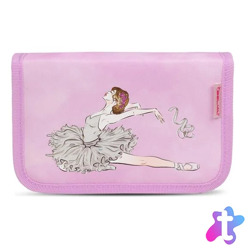 Tolltartó, klapnis, cipzáras, BELMIL "Ballerina", lila, balerina