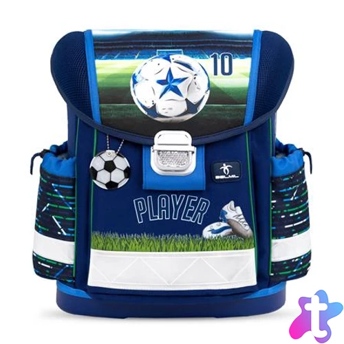 Iskolatáska, fémcsat, BELMIL "Classy Player", foci