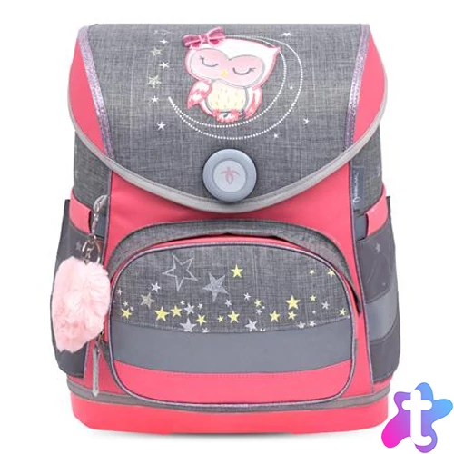 Iskolatáska, mágneszárral, BELMIL "Compact Little Owl", bagoly