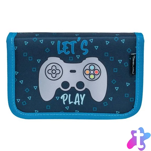 Tolltartó, klapnis, cipzáras, BELMIL "Next Level", kék, kontroller