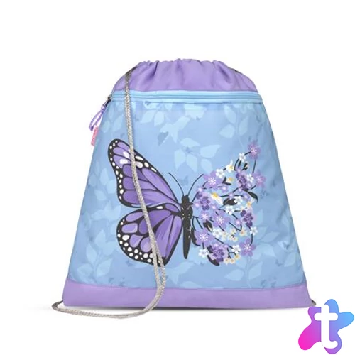 Tornazsák, BELMIL "Purple Blue Butterfly", lila, pillangó