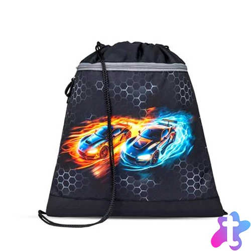 Tornazsák, BELMIL "Race it", fekete, versenyautó