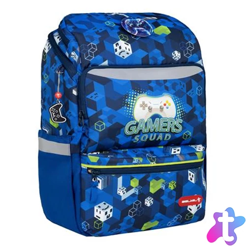 Iskolatáska, cipzáras, BELMIL "Zippy Gamer Squad", gamer