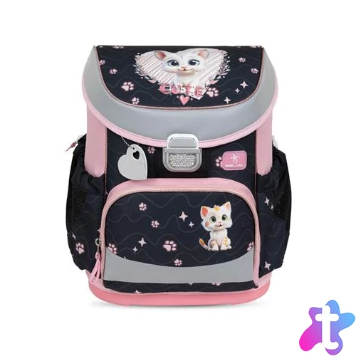 Iskolatáska, fémcsat, BELMIL "Mini-Fit Cute Kitten", cica