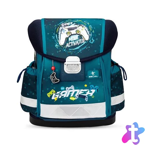 Iskolatáska, fémcsat, BELMIL "Classy Game Zone", kontroller