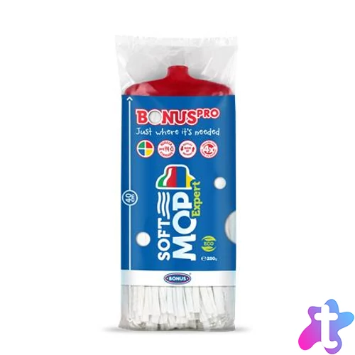 Felmosófej, ipari, BONUS "SoftMOP", piros